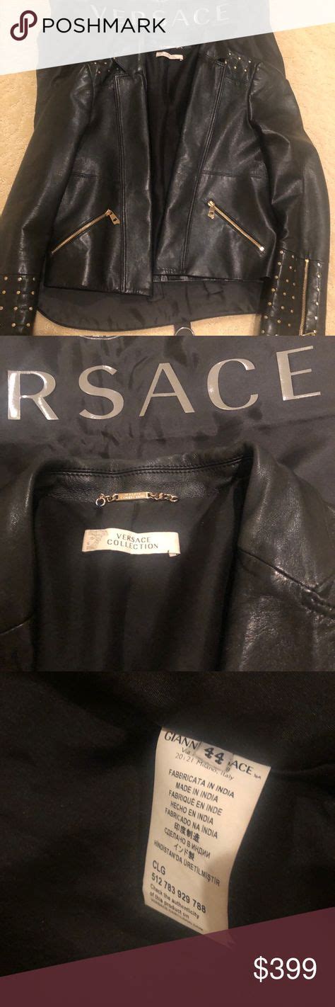 versace leather jackets india